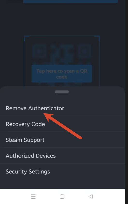 移除 Steam 手机令牌